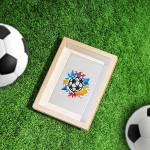 12 Mini Diamond Paintings - EK Voetbal set