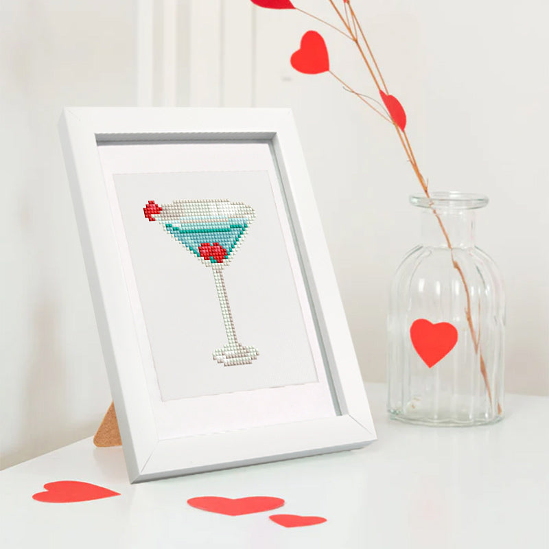 12 Mini Diamond Paintings - Cocktail set